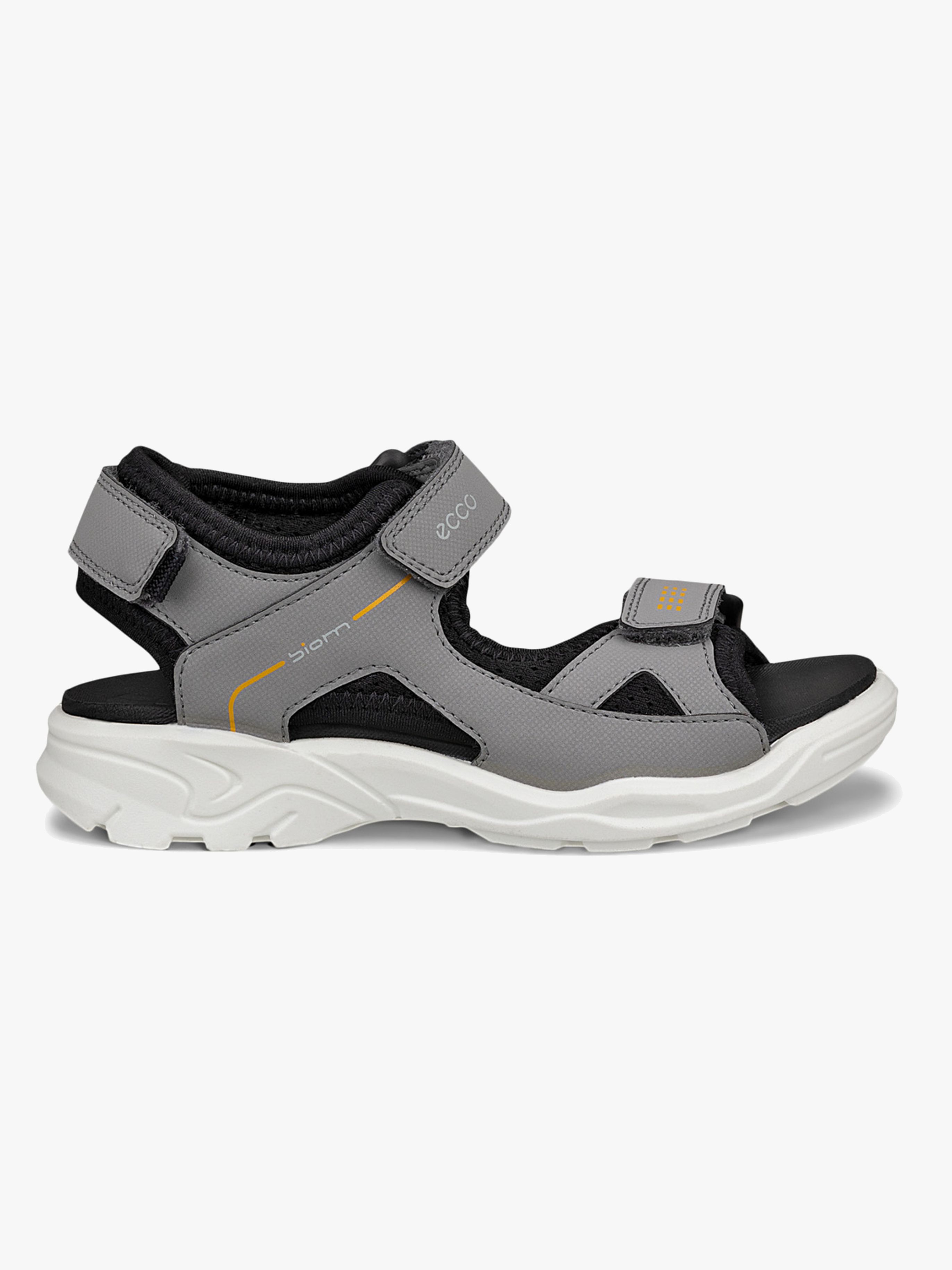 Ecco Biom Raft Sandaler, Steel/Black, 25