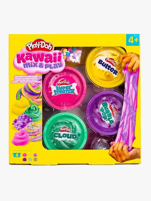 Play-Doh Kawaii Mix & Play Modellervoks 4-pak