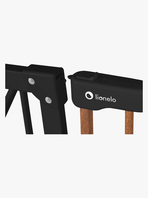 Lionelo Truus Slim Sikkerhedsgitter, Black Carbon/Natural