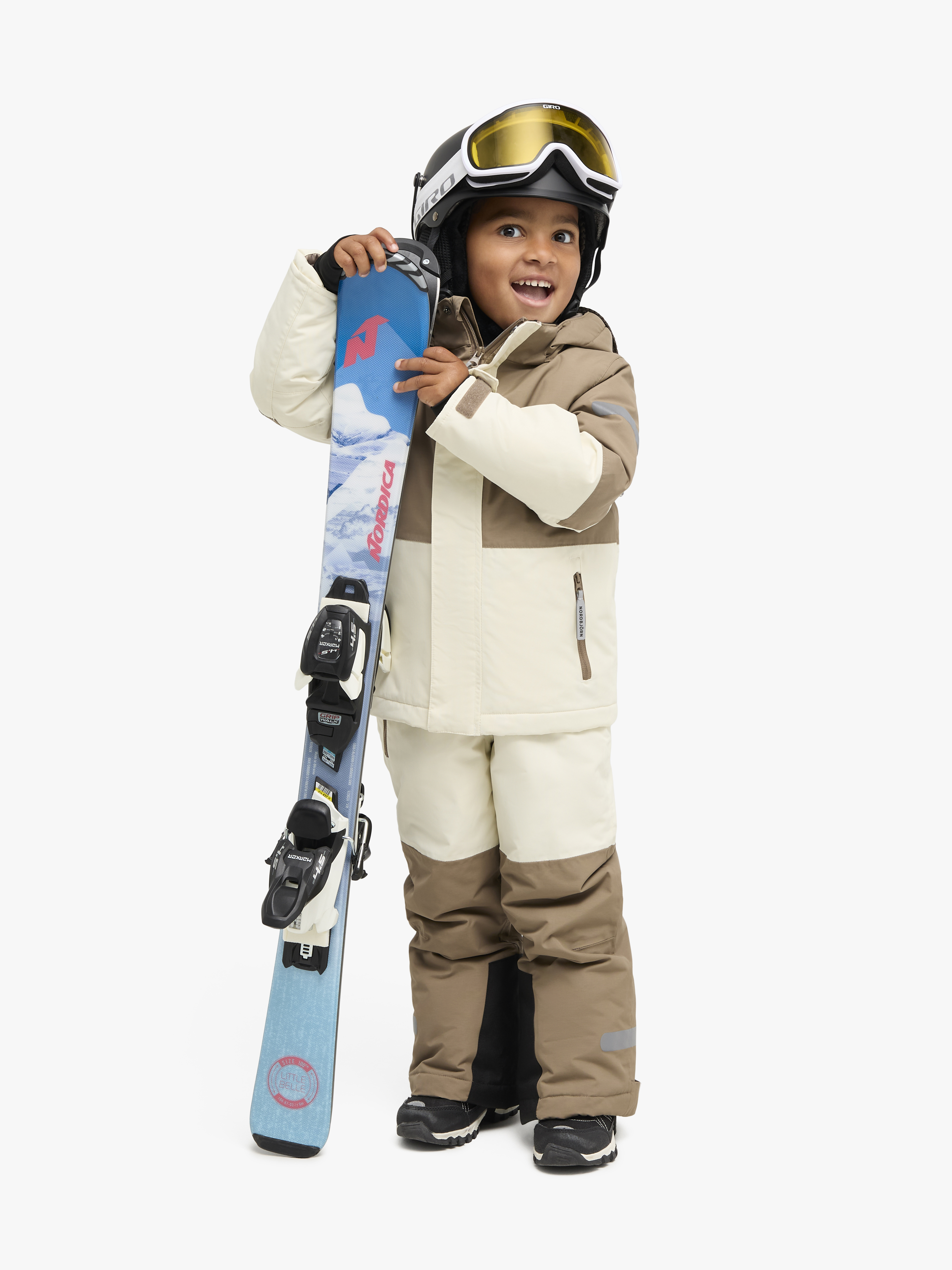 Nordbjörn Björnrike Skisæt, Beige/brun, 120