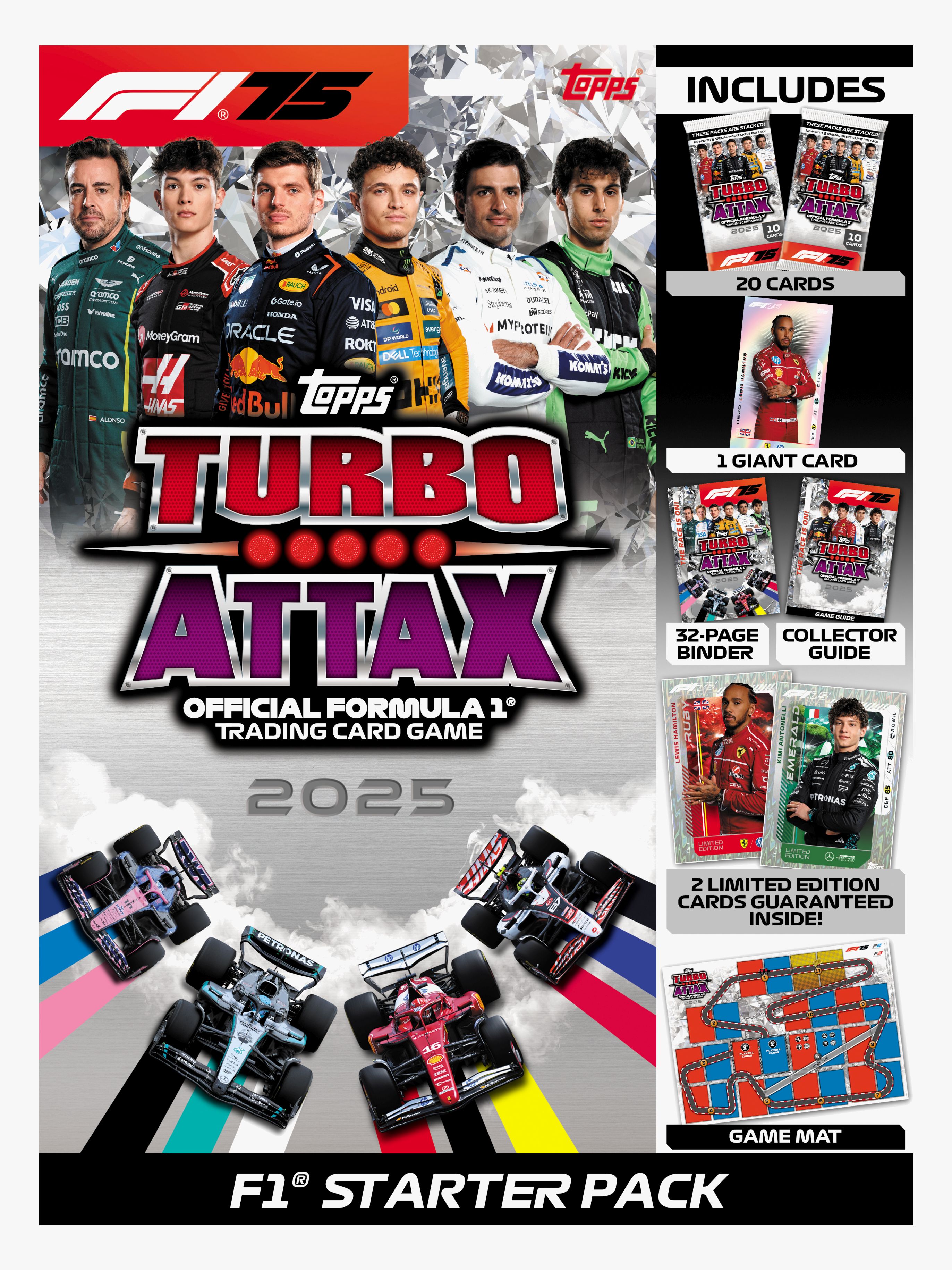 Topps Formula 1 Samlekort Turbo Attax Startpakke