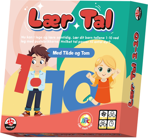 Danspil Børnespil Lær Tal 1-10