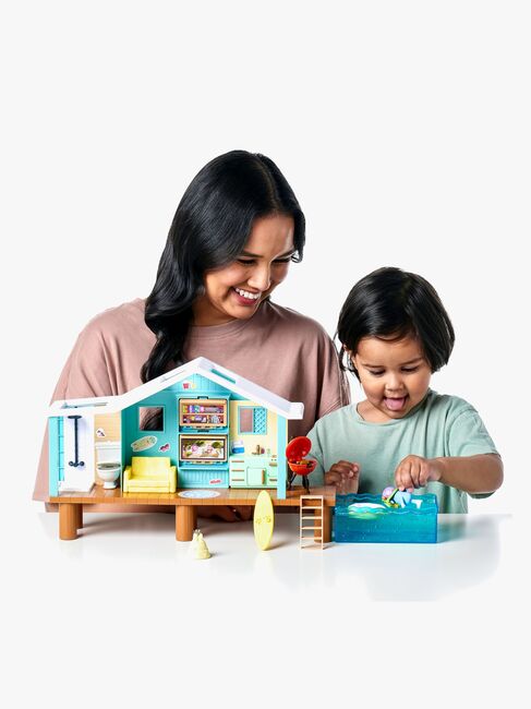 Bluey Strandhytte med Figur