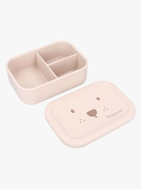 Kidzroom Silikone Madkasse Beary Excited, Beige