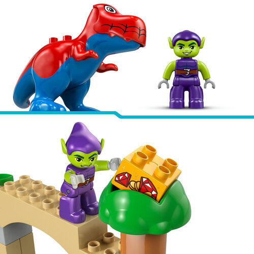 LEGO DUPLO Disney 10463 Spidey-Rex-dinosaur mod Green Goblin