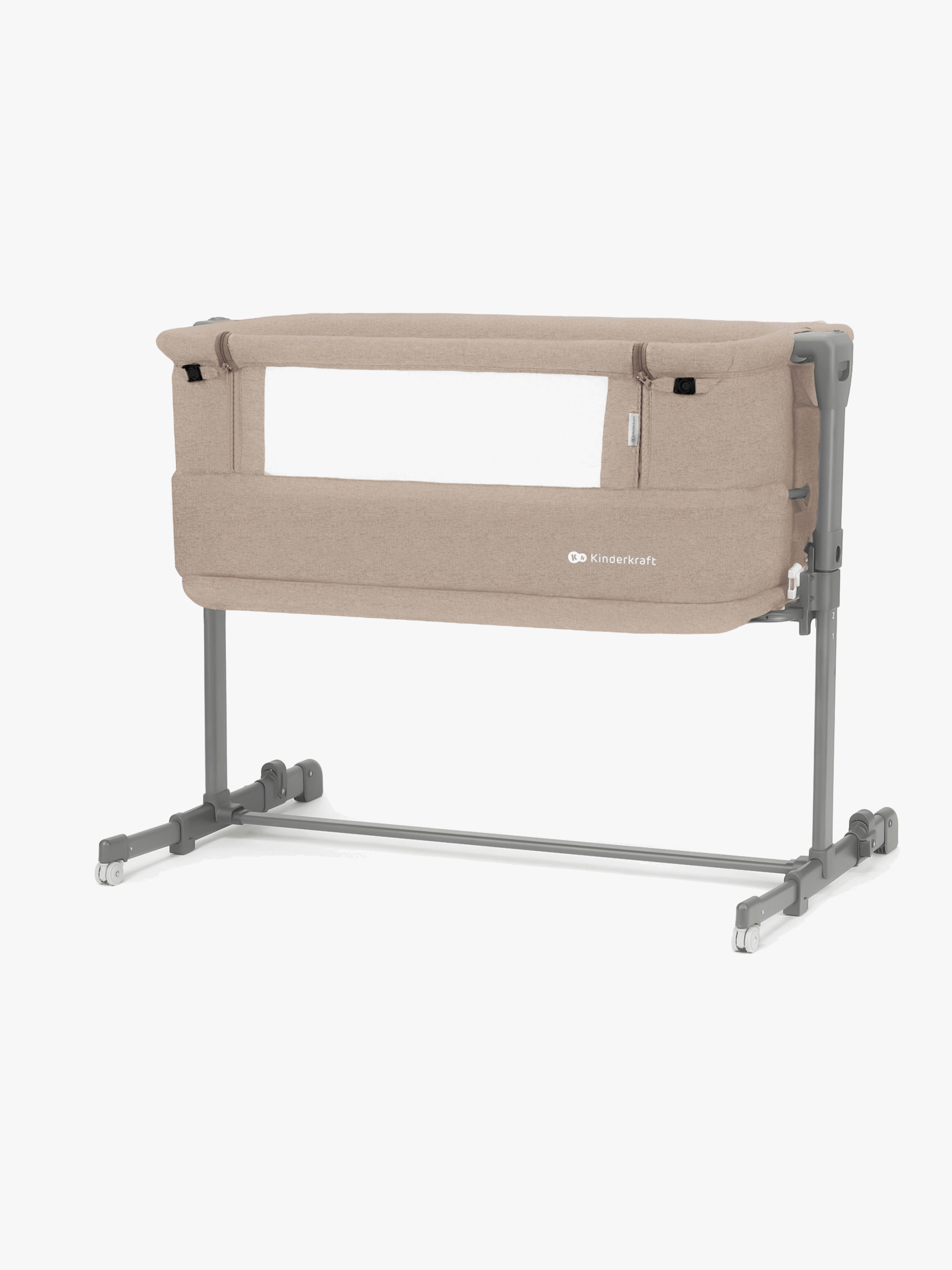 Kinderkraft Nestee Grow 2 Weekendseng, Beige Wood