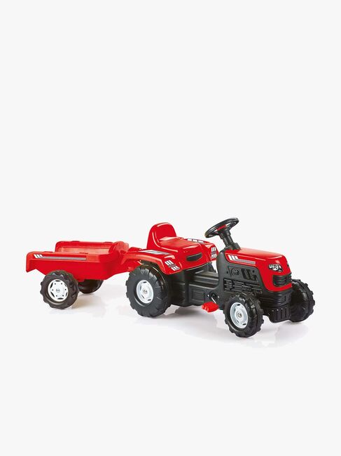 Dolu Ranchero Pedaltraktor Med Anhænger, Rød 8Ranch-146-3467_2.jpg