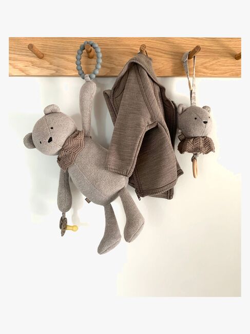 Smallstuff Aktivitetslegetøj Bjørn, Sandy/Grey