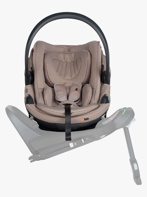 BeSafe Go Beyond 2 Autostol Baby, Dark Sand Soft Breeze
