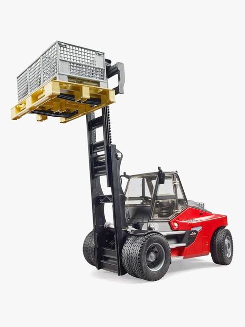 Bruder Linde HT160 Gaffeltruck med Palle
