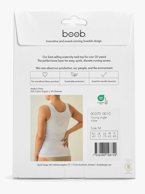 Boob Essentials Ammetop, Hvid