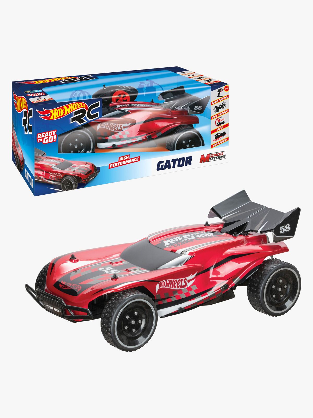 Hot Wheels Fjernstyret Bil Gator 1:10