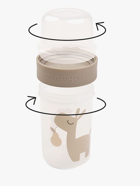 Done By Deer Lalee To Go Two-Way Snackbeholder, Sand