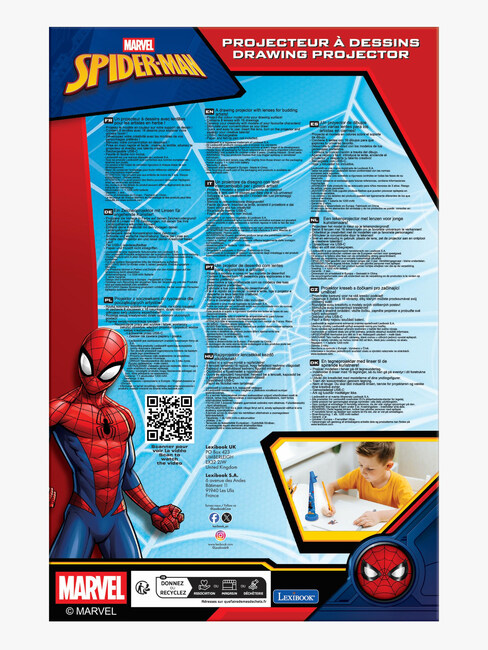 Spiderman Tegneprojektorsæt CRP10SP-2823_3c.jpg