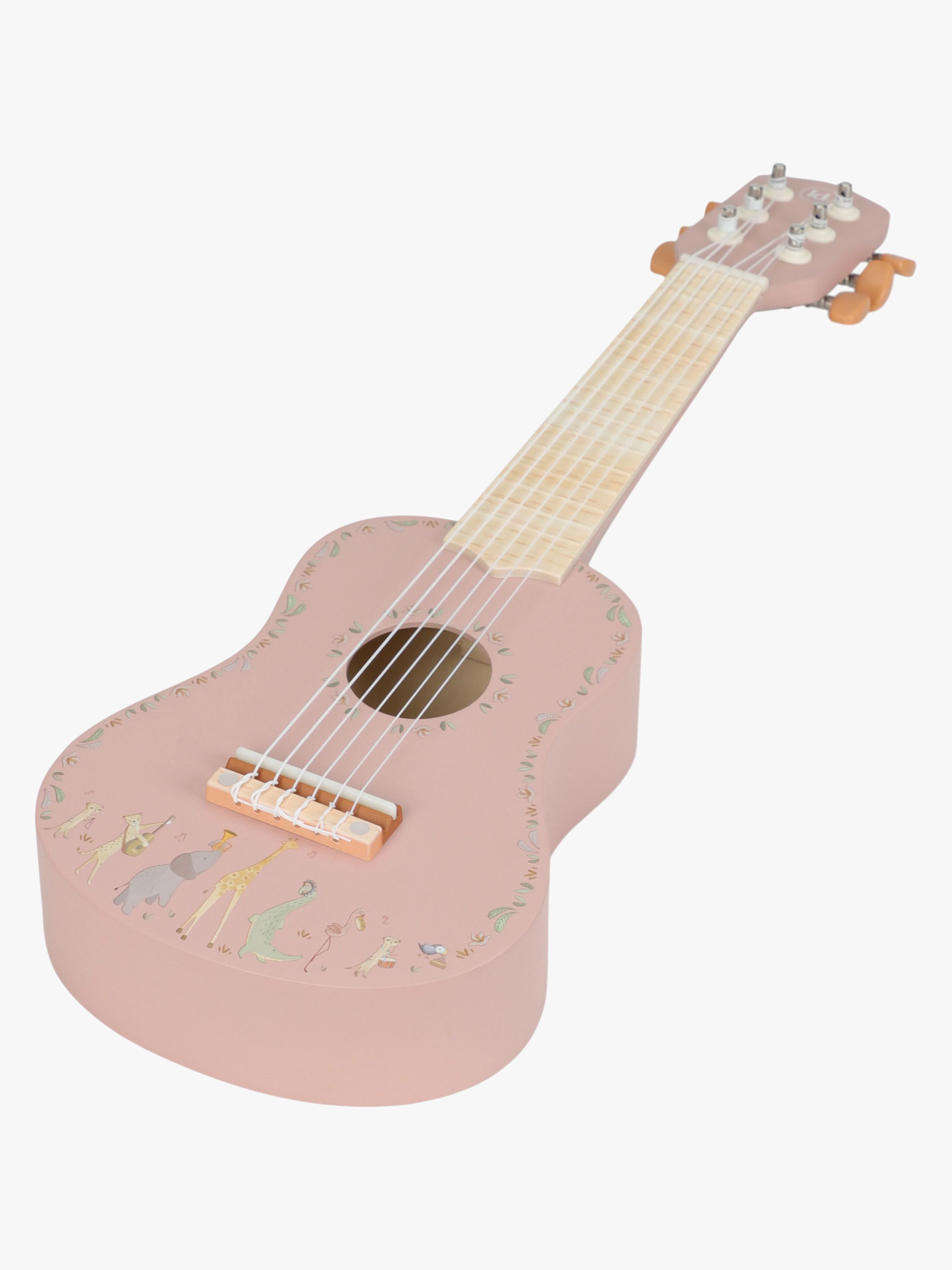 Little Dutch Safari Friends Guitar, Pink