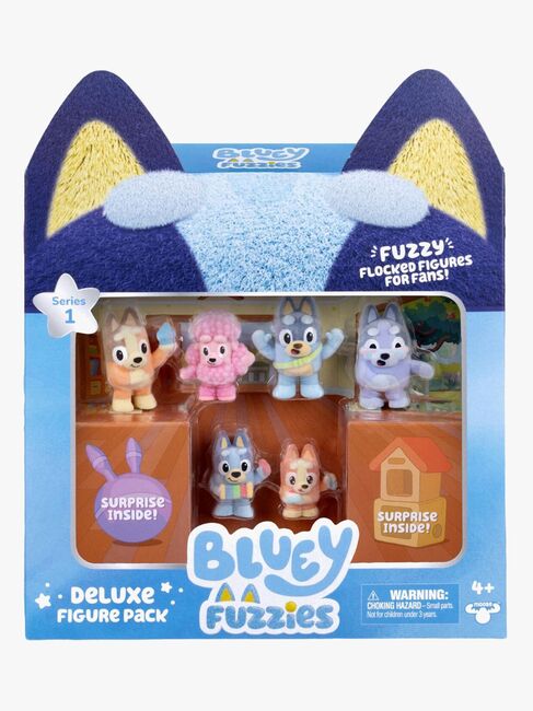 Bluey Fuzzies Figurer Fanfavoritter 8-pak