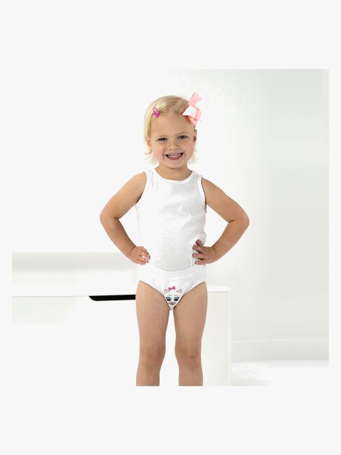 My Carry Potty Kat Pottetræningsbukser 3-pak, Hvid