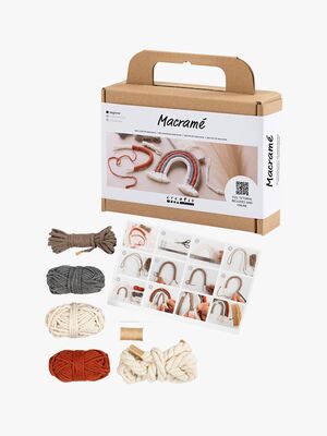Creativ Company Kreasæt Makramé Regnbue