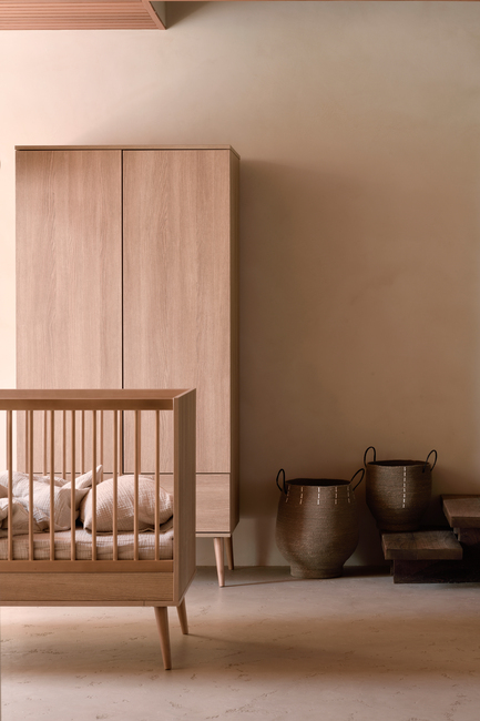 Quax FLOW Convertible Tremmeseng 70x140, Honey Ash