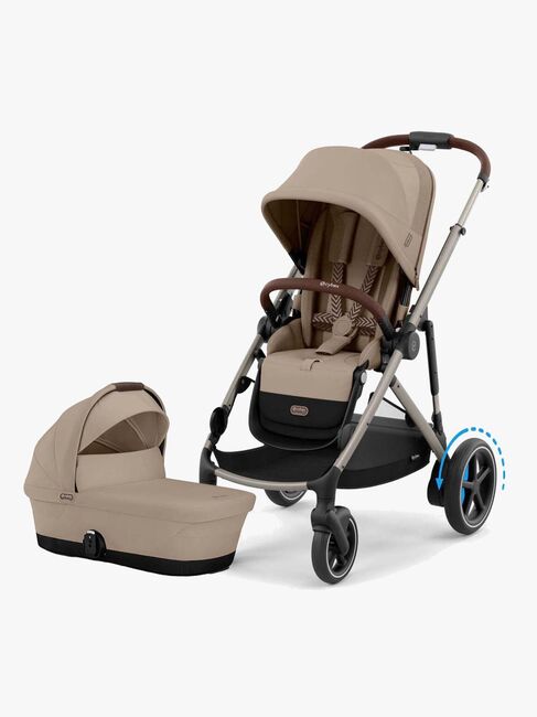 Cybex e-Gazelle S Duovogn, Almond Beige/Taupe