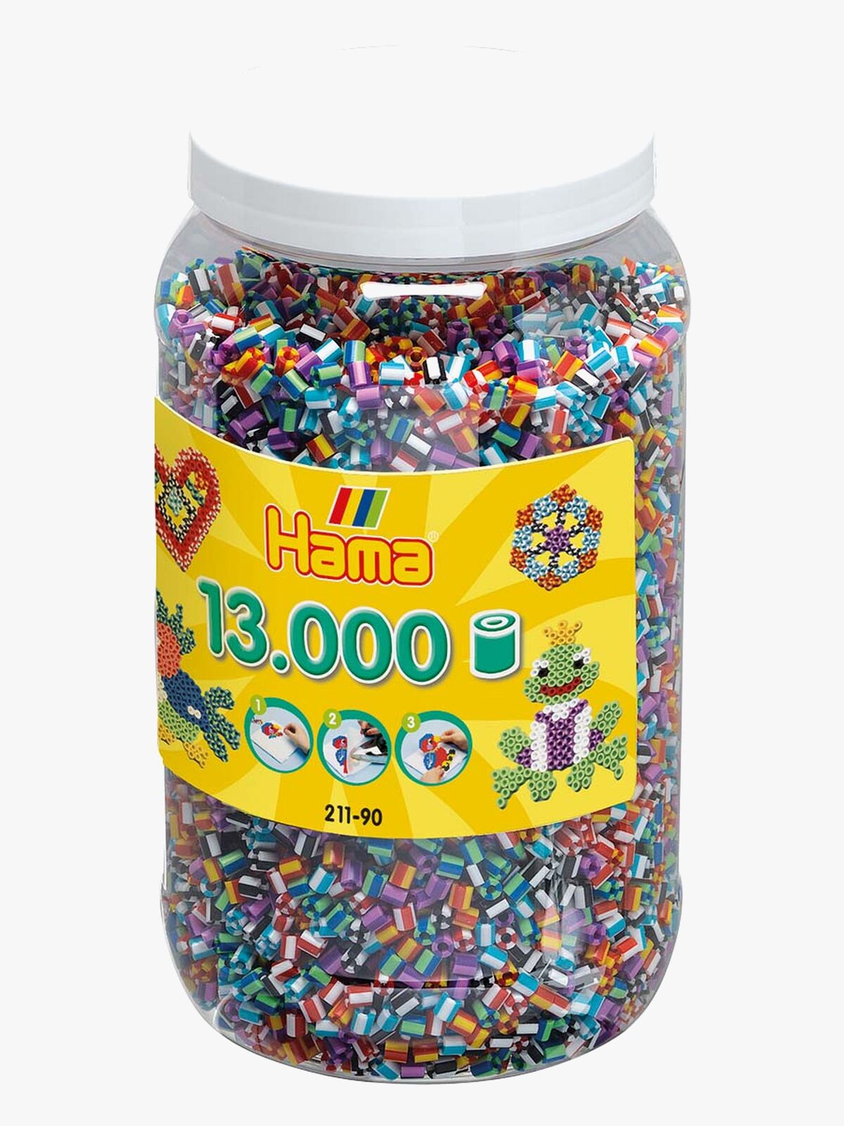 Hama Midi Perler Stribede 13000 stk. Mix 90