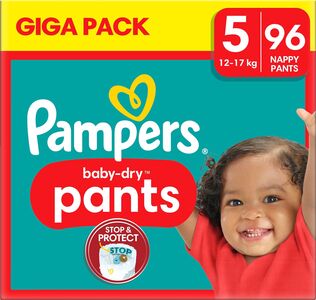 Pampers Baby Dry Pants Bleer Str. 5 12-17 kg 96-pak