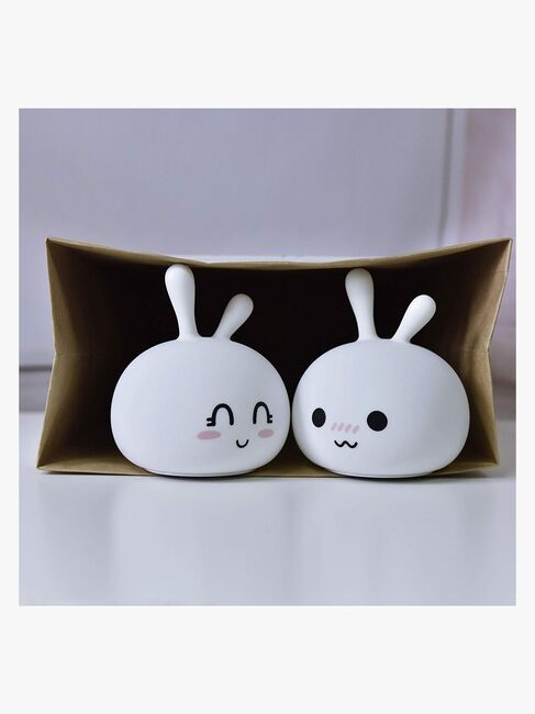 Rabbit & Friends Lampe Stor Kanin, Happy Hvid
