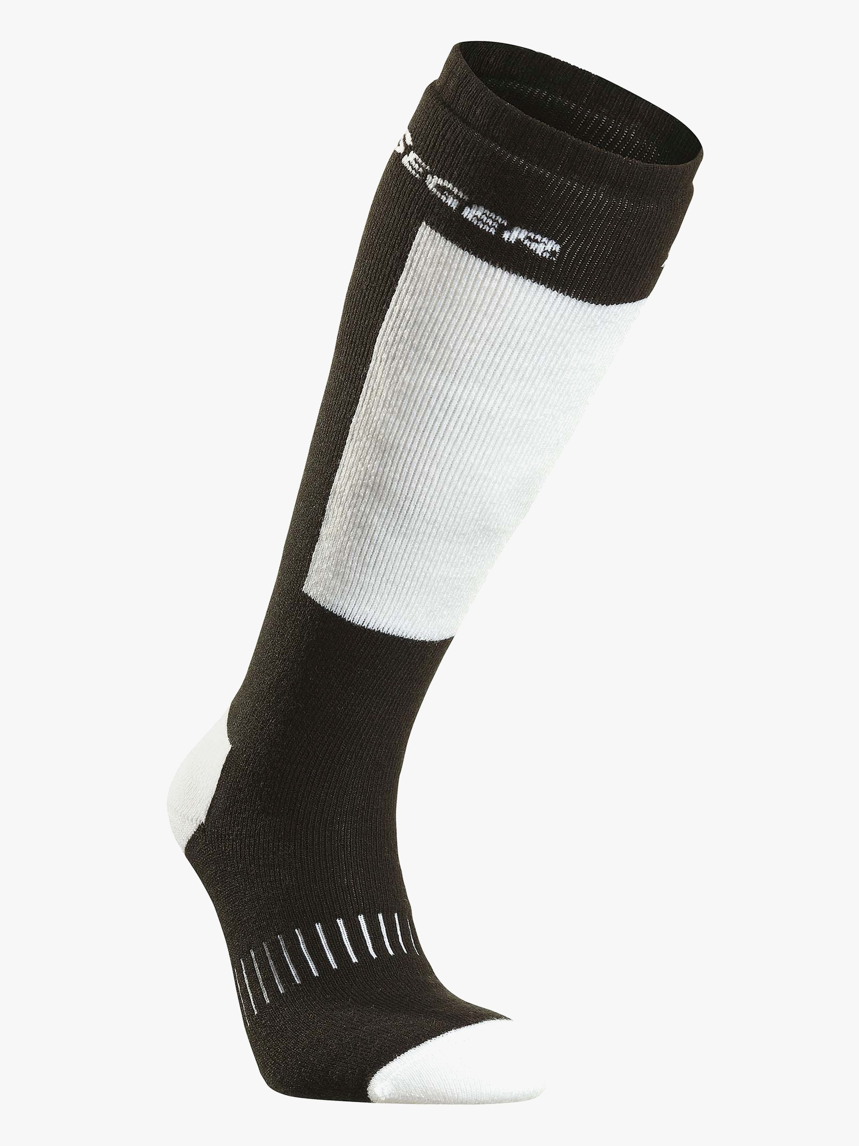 Seger Alpin Skistrømper, Black/White, 34-36