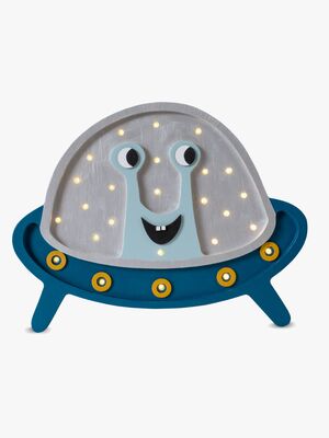 Little Lights Lampe UFO, Sølvfarvet