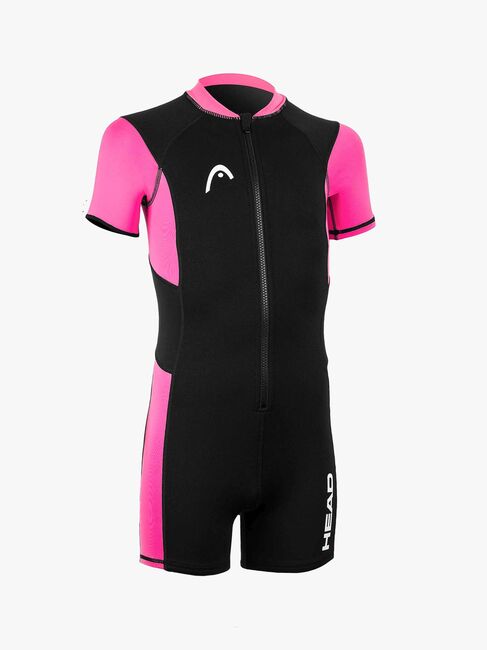 Head Våddragt Light Shorty Junior, Sort/Lyserød
