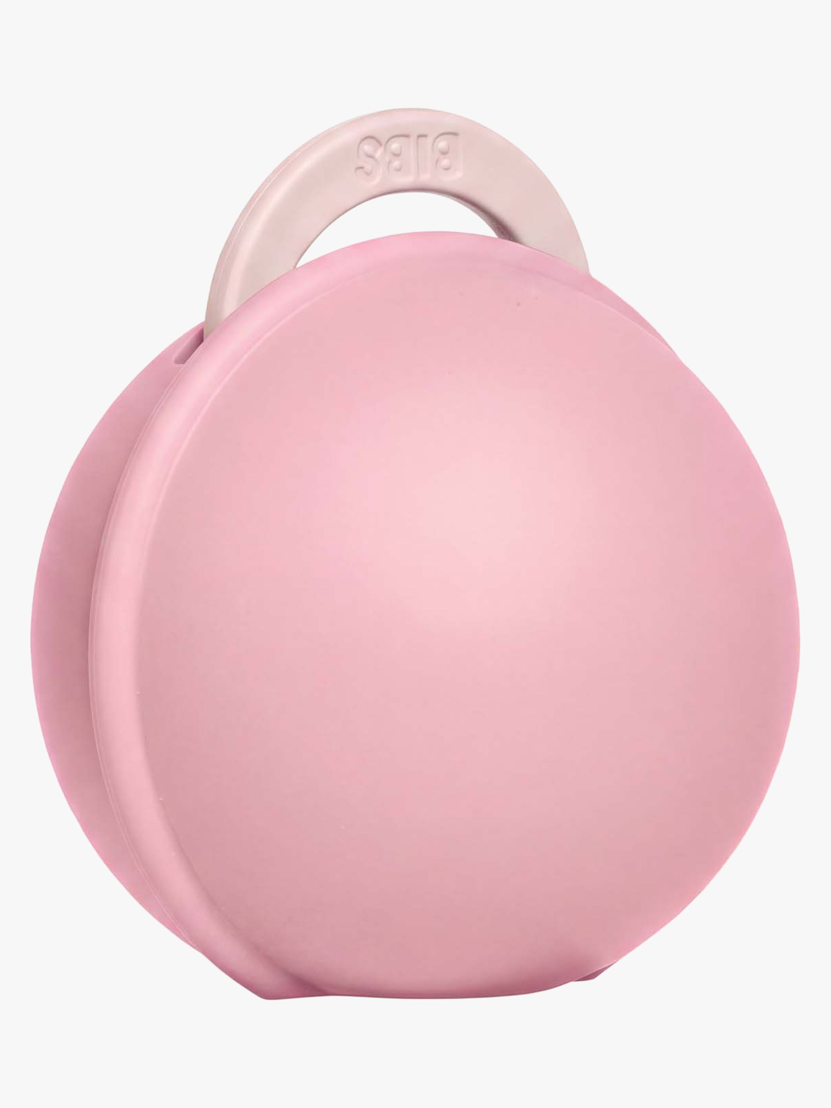 BIBS Colour Sut Latex Str. 1 Rund & Sutteboks Mini, Petal/Baby Pink