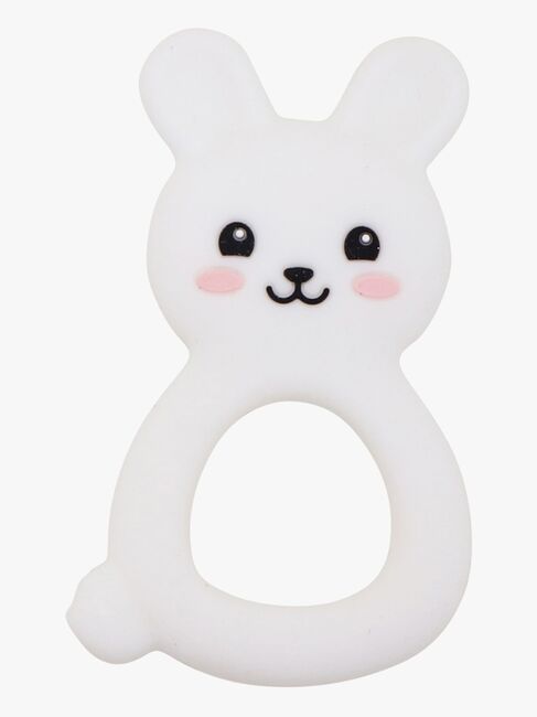 Jellystone Designs  Kanin Bidering Silikone, Hvid