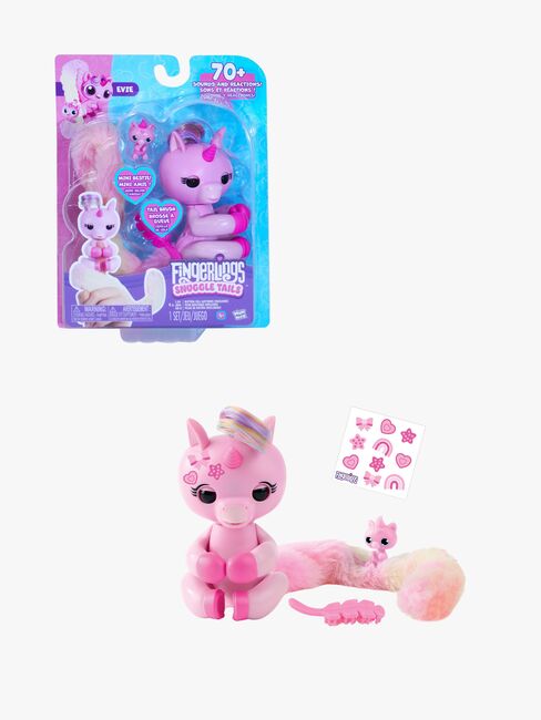 Fingerlings Bamse Snuggle Tails Enhjørning
