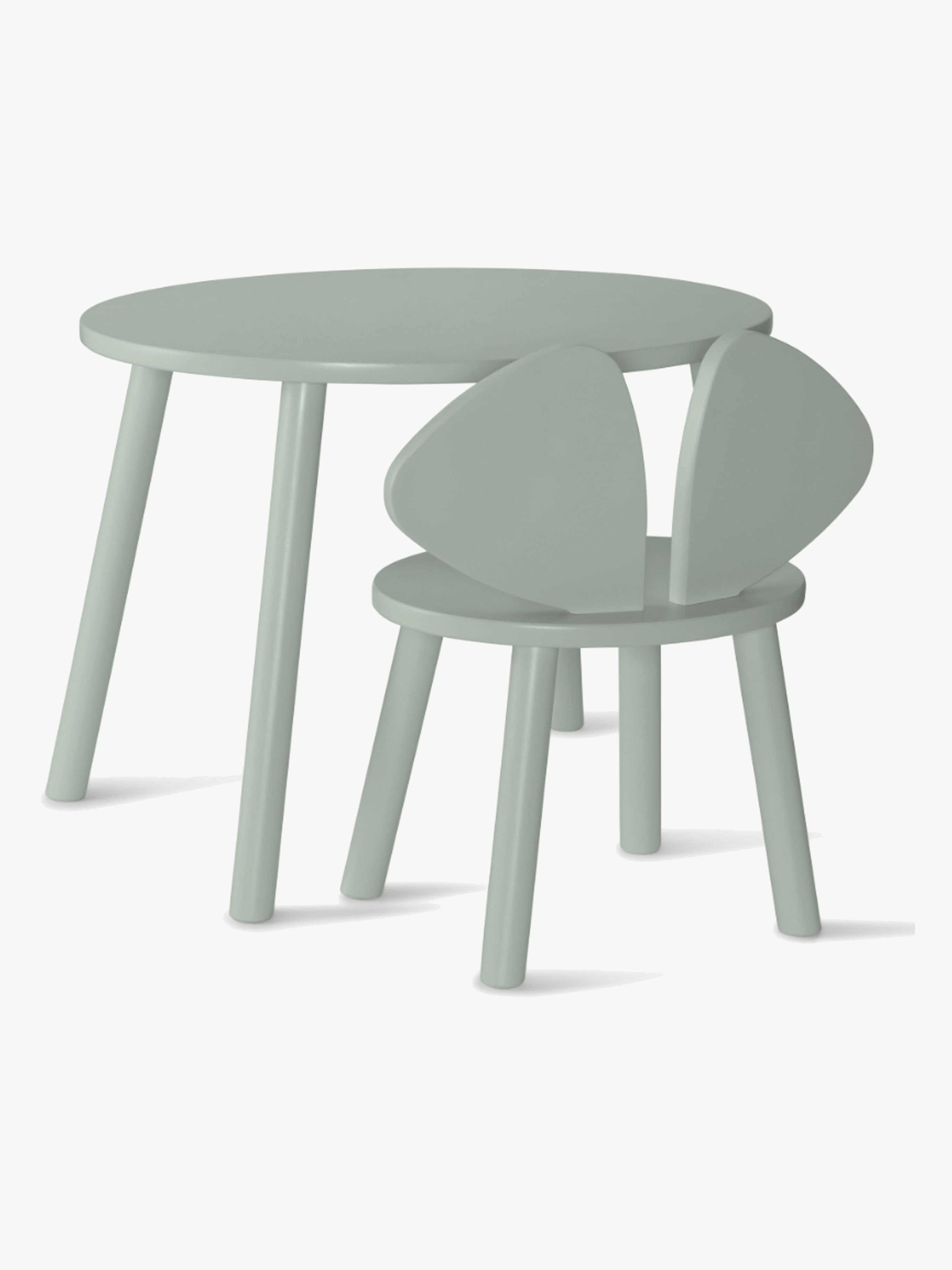 Nofred Mus Skrivebord og Stol, Olive Green, Børnemøbler, Indretning børneværelse