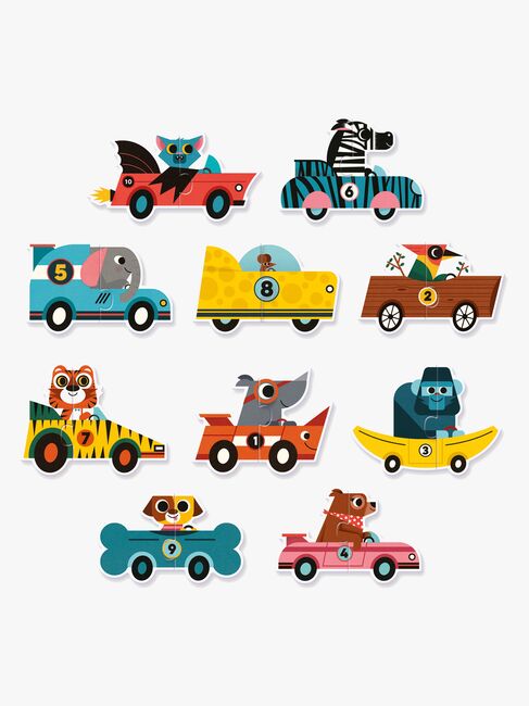 Djeco Duo Puslespil Racerbil 20 Brikker