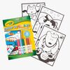 Crayola Colour By Numbers Malesæt Dyr 16 Sider & 6 Tusser
