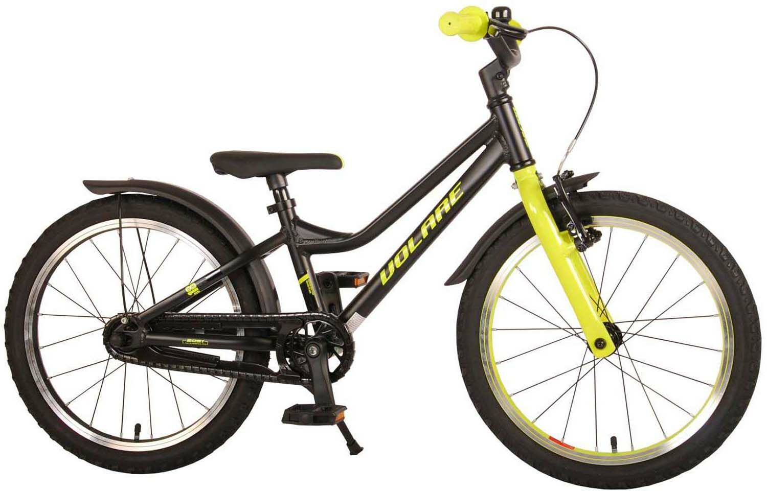 Køb Volare Blaster Cykel 18 tommer, Sort/Grøn | Jollyroom | børnecykel