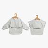 Beemoo CARE Bib Hagesmæk 2-pak, Light Grey