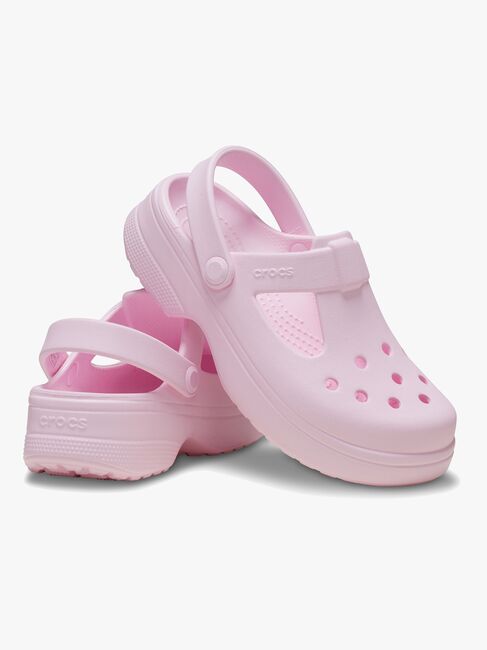Crocs Classic Mary Jane Clogs, Pink Milk