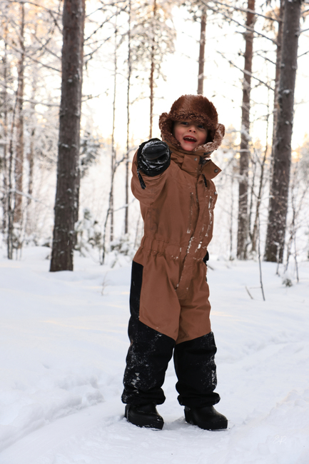 Isbjörn of Sweden Penguin Flyverdragt, Chocolate