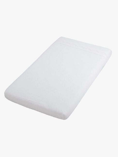 Baby's Only CALM Stræklagen med Broderi 60x120, White