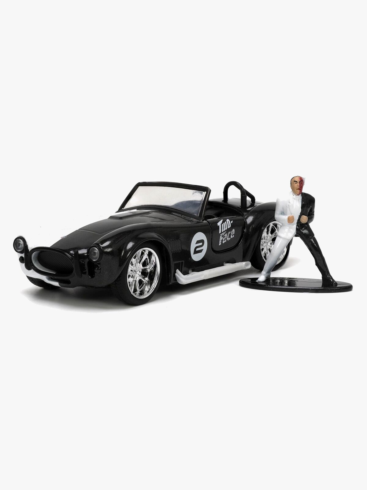 Jada Toys DC Comics Bil med Figur Two Face & 1965 Shelby Cobra 427 1:32