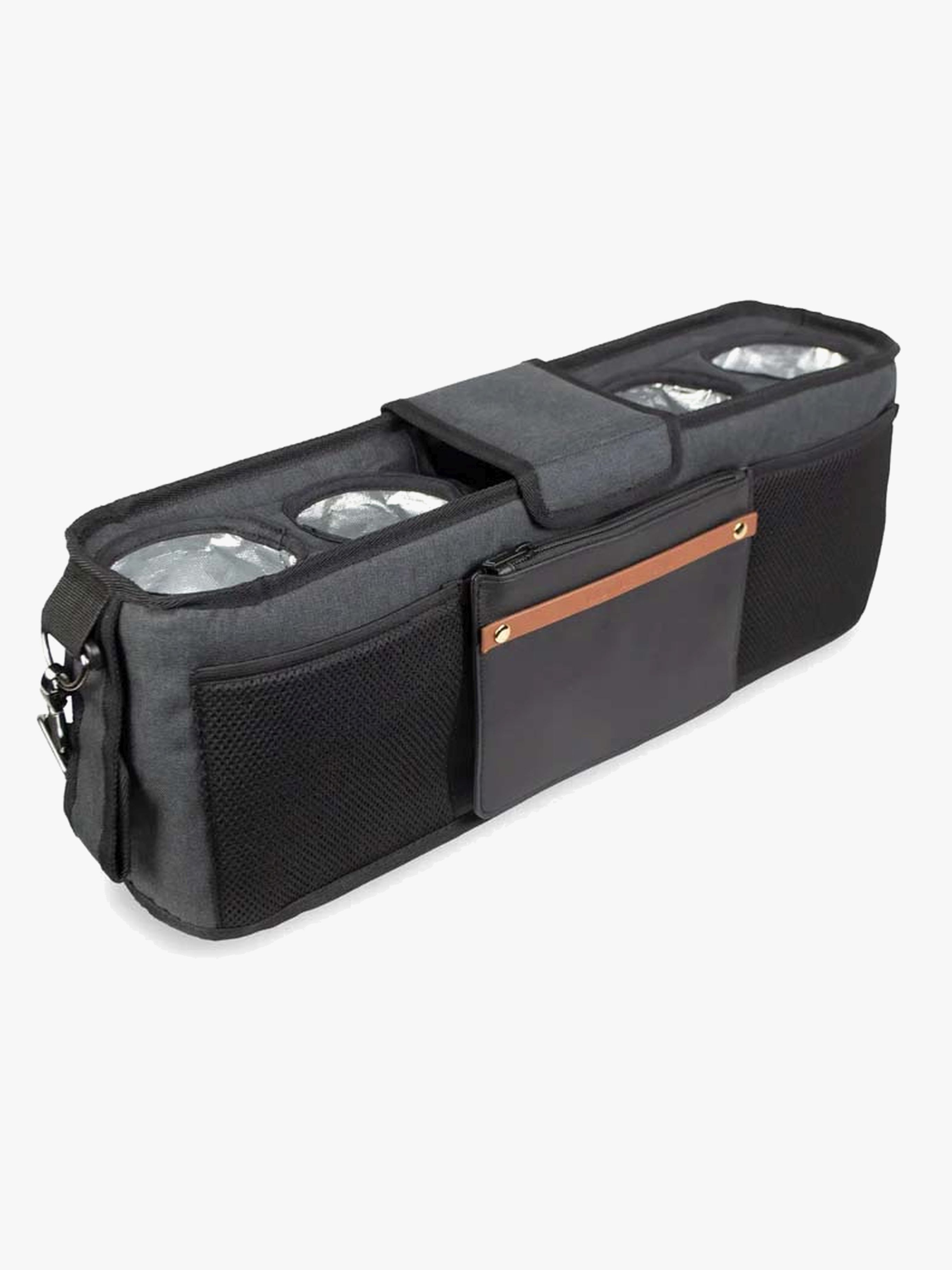 WonderFold W4 Organizer med 4 Kopholdere, Sort