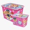 Paw Patrol Opbevaringskasser Sæt 23l & 7l, Pink
