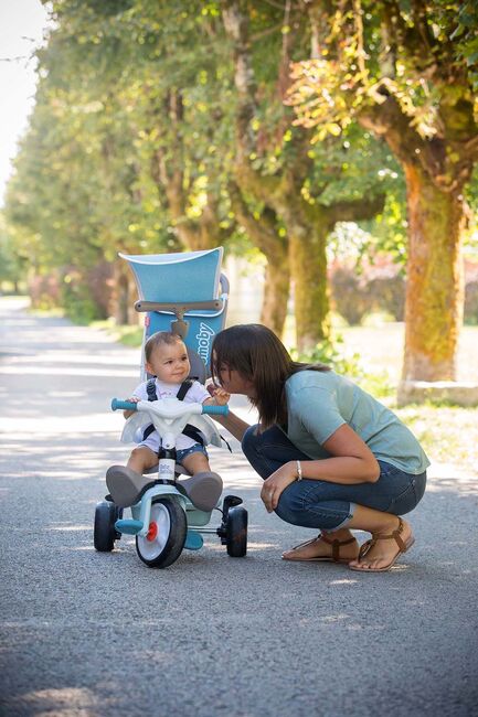 Smoby Trehjulet Cykel Baby Balade Plus, Blå