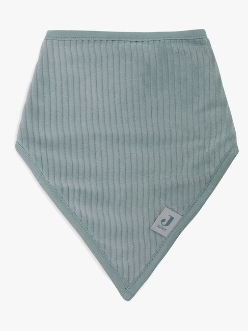 Jollein Velvet Rib Bandana Savlemække 2-pak, Sea Green/Ivory