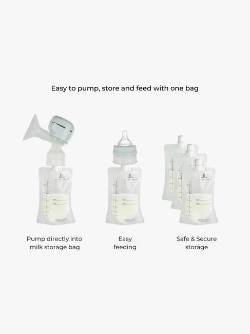 Lola & Lykke Modermælksposer 10 stk. inkl. Adapter