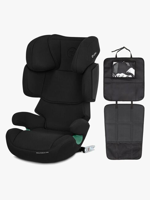 Cybex Solution X i-Fix Autostol inkl. Beemoo 3-i-1 Sædebeskytter, Pure Black