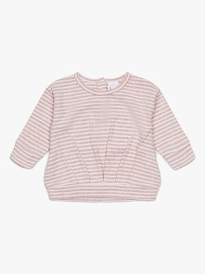 Luca & Lola Rosella Trøje Baby, Pink Stripes