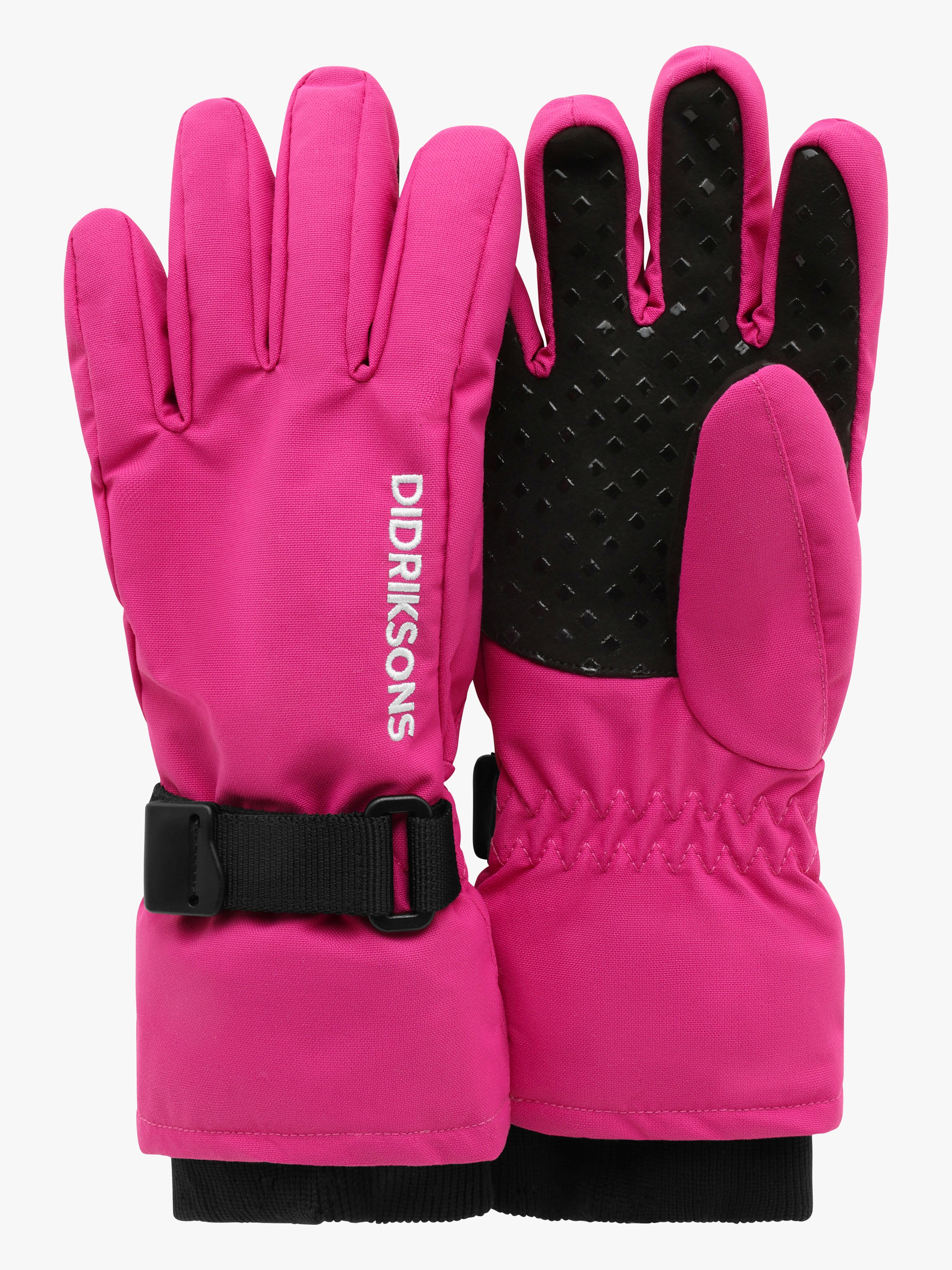 Didriksons Biggles Handsker, Cactus Pink, 6-8 år